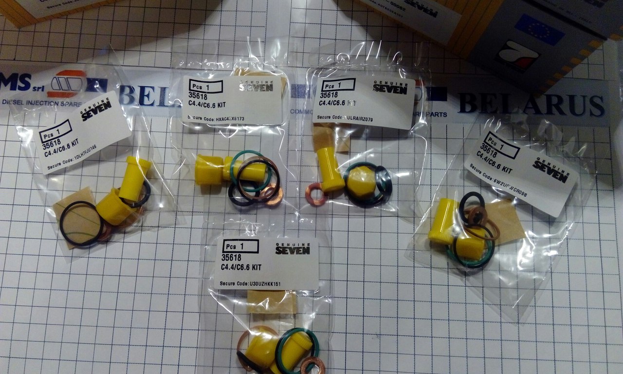Ремкомплект форсунки PERKINS C4.4/C6.6 C6.4